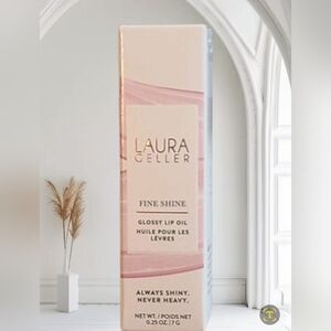 Laura Geller Fine Shine Glossy Lip Oil Color Sweet Pink NIB .25 Oz/ 7 G